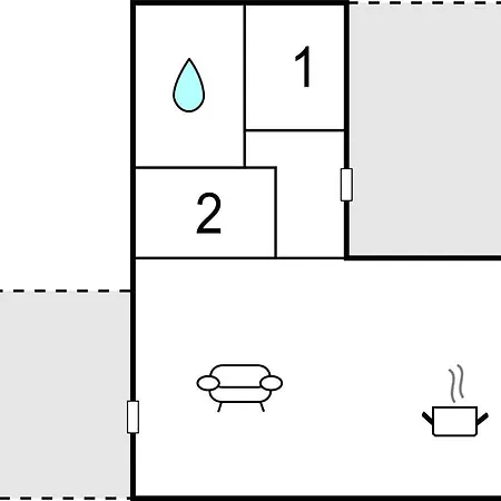 Semesterbostad Beautiful In W/ 2 Bedrooms *